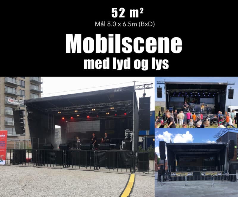 Større Mobilscene – 52 m2 scene folder