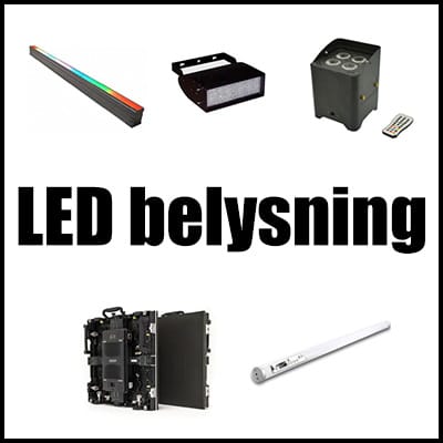Varekategorien LED belysning